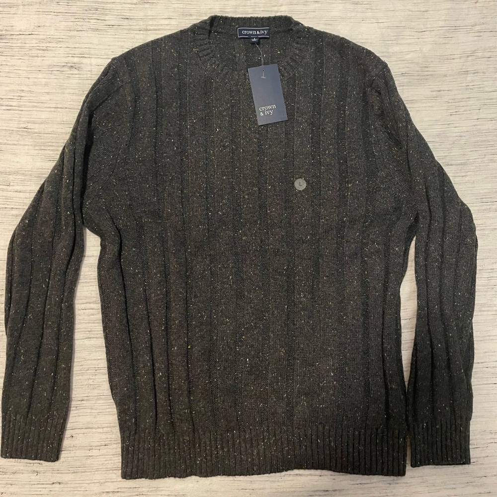 Men’s Large Ribbed Sweater